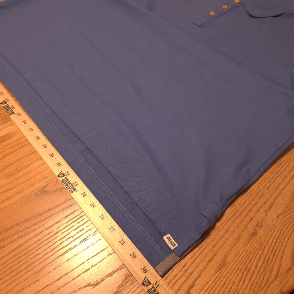 Duluth Trading Co Men's Longtail Short Sleeve Polo Shirt Blue Mens Sz 3XL - Picture 10 of 13